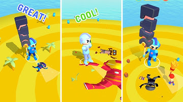 Smashers.io Gameplay Walkthrough All Levels (IOS/Android)