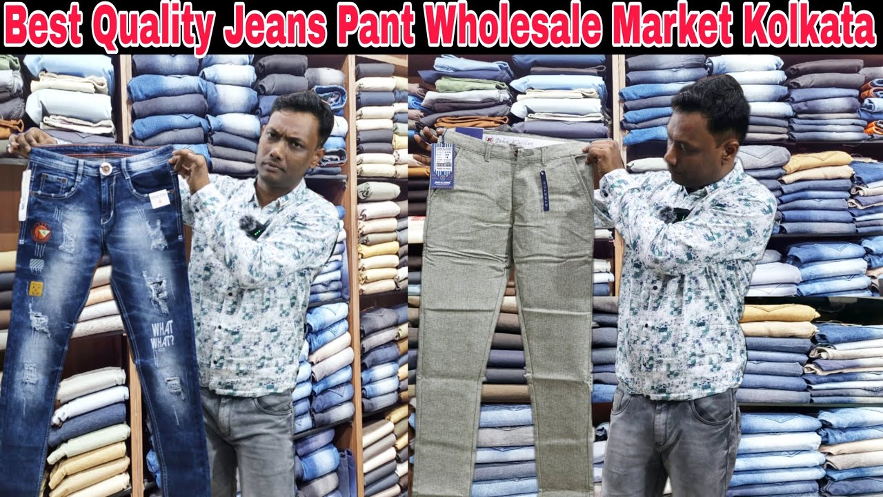 Best Quality Jeans, Cotton Pant Wholesale Market Kolkata Menswear Wholesale Market JRK PVT