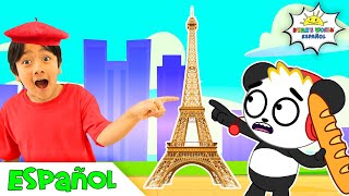 El Famoso Monumento de la Torre Eiffel | Educativo para Niños con Ryan&#39;s World!