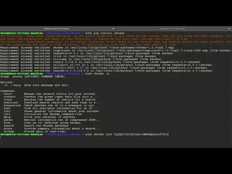 How to install shodan Testing