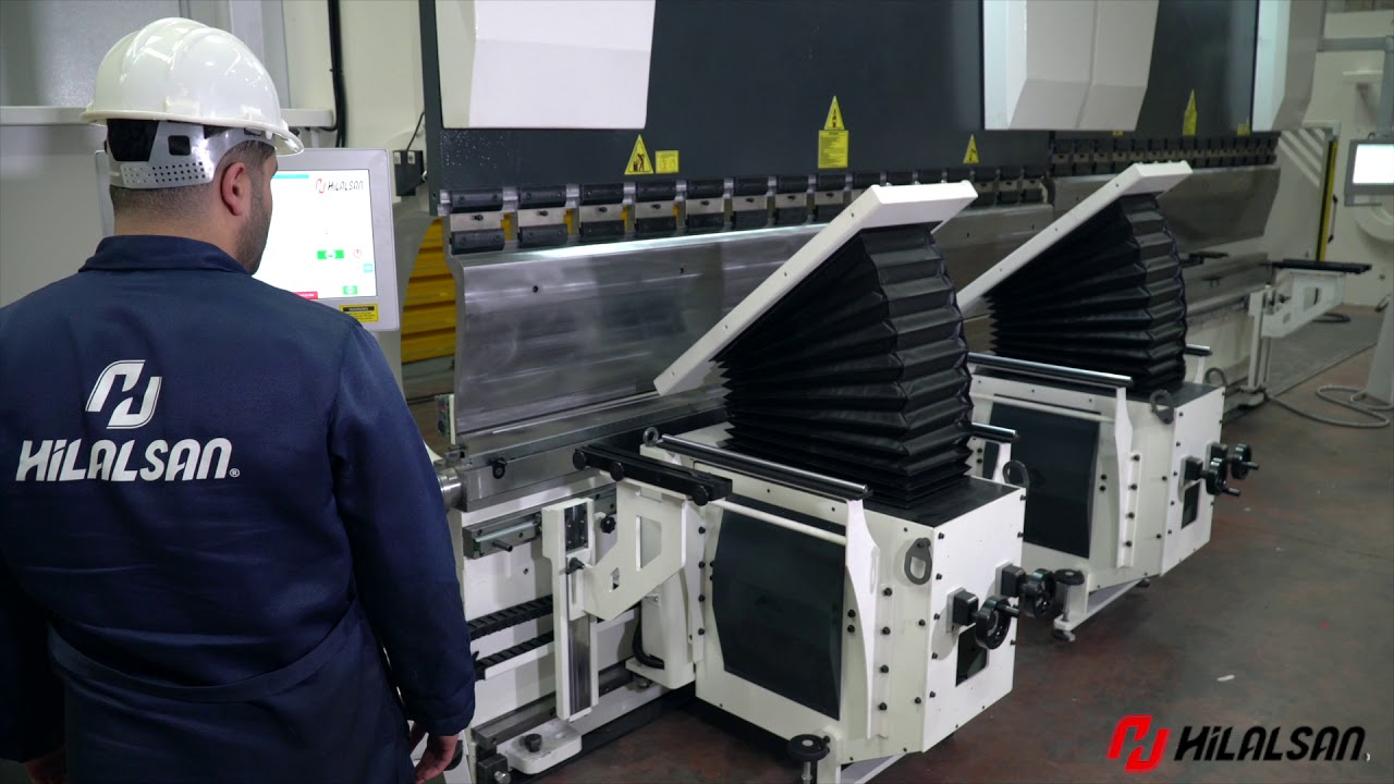 Hilalsan Tandem Cnc Press Brake with Sheet Follower YouTube