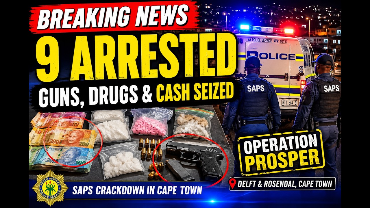 9 Arrested as Police Seize Drugs and Illegal Firearms in Cape Town ...