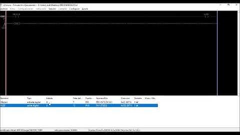 Encendido de un Led con un pulsador en LDmicro