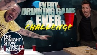 Jimmy Fallon and Post Malone Play Every Drinking Game Ever