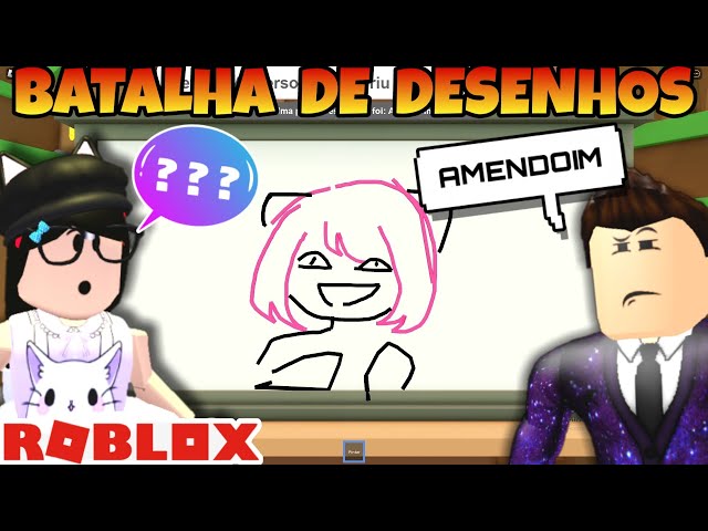 DESAFIO DESENHANDO e ADIVINHANDO no PAINT n GUESS ROBLOX 