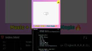 🔥 Jadoo Se Banayein! HTML CSS Toggle Switch Button (Must-See Dev Trick!) #shorts #devziaul