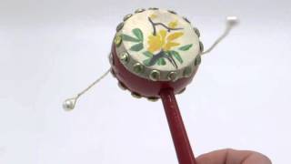 Spinning Asian Chinese Drum