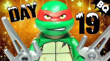 Custom LEGO Ninja Turtles Advent Calendar Day 19 Unboxing - BrickQueen