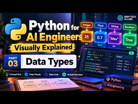 Python for AI Engineers | Data Types: Understanding the Values Behind Your Code