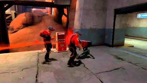 TF2 Replay - Badlands, Spy Capping the 2nd Point