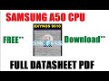 Exynos9610 datasheet a50 cpu by my success team