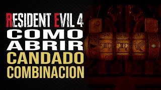 Residen Evil 4 Remake - Combinación para abrir el candado de armario de la mansión screenshot 1