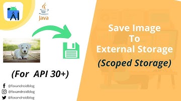 How to Save Image to External Storage using Java API 30+ || Scoped Storage android Q R || Java