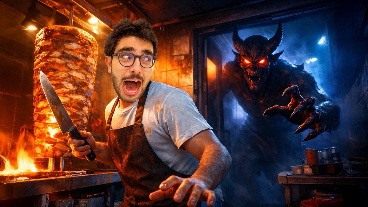 وحش الشاورما خطفني 🌯👹