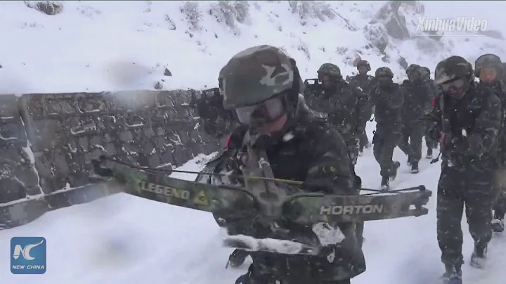 Chinese armed police in Sichuan receive winter training - DayDayNews