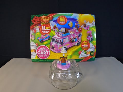 SUGAR CONE CART BUILDING BLOCKS. ICE CREAM. PINK TRUCK. calendar [7]