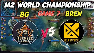 CHAMPIONSHIP - BREN vs BG [GAME 7] - GRAND FINALS M2 - Mobile Legends