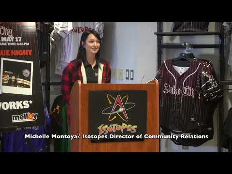 Media Man goes Press Conference? Duke City Uniforms unveiled by ABQ Isotopes