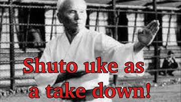 Shuto uke bunkai.  @davidskaratetips.7306