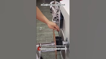 Automatic metre counting row cutting winding and tying machine #wiring machine #metre counting windi
