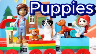 Lego Winter Puppy Party! Part 1/2