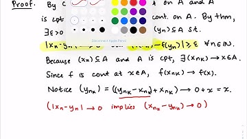 4.4 Continuous Functions on Compact Sets - Proving Uniform Continuity By Theorem