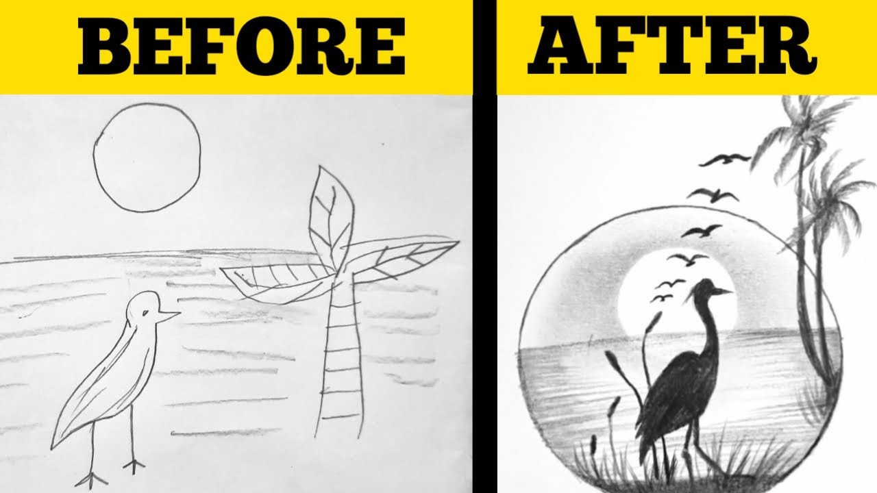 Easy Drawing Tricks Simple Drawing Tutorials and Tips / #DailyArtBox ...
