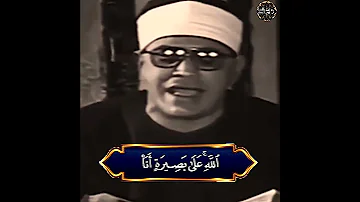 مقطع من سورة يوسف لعملاق القراء الشيخ الشحات محمد أنور 