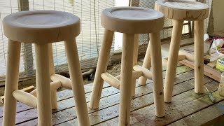 Çivisiz, vidasız ahşap tabure yapımı / Wooden stool without nails