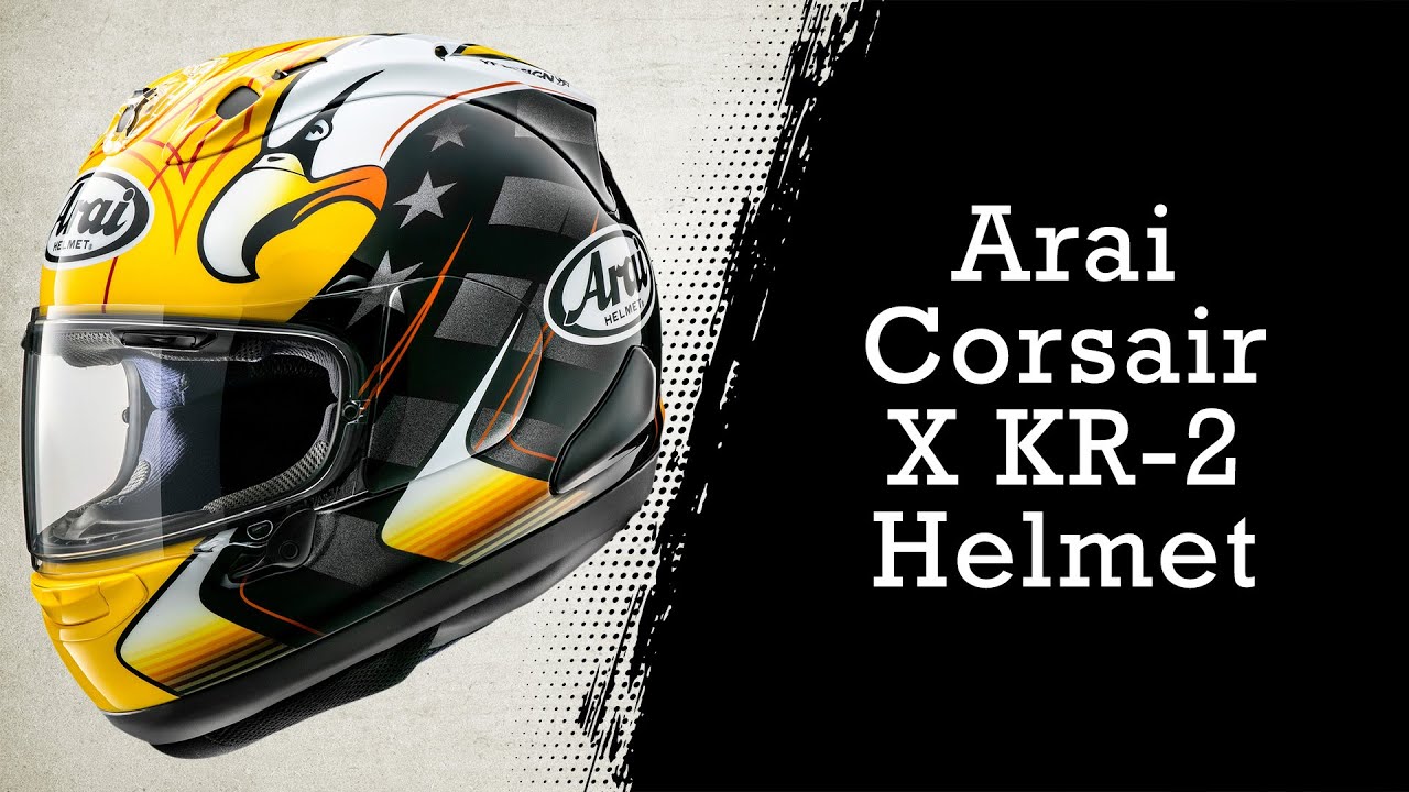 Arai Corsair X KR-2 Helmet - YouTube