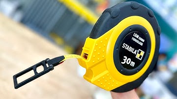 Thước cuộn 30m bằng sợi thủy tinh STABILA LBM 2000, mã hàng 19655