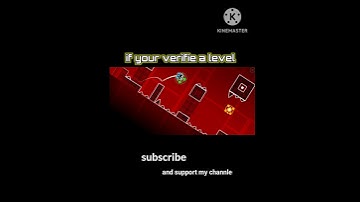 Geometry dash | If you verifie a level | #geometrydash #gd #gaming #trending #wow