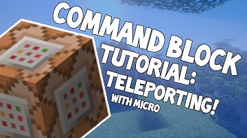 Command blocks for beginners: Teleportation | minecraft command block tutorial