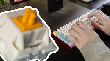 Glorious Panda Tactile Switches Typing Test (TOFU65)
