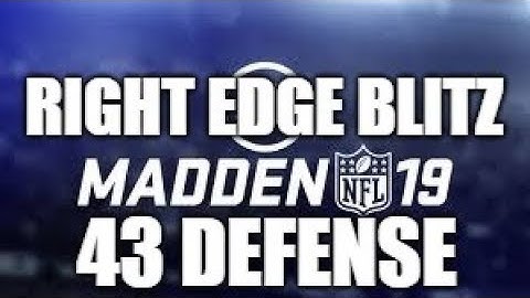 Madden 19 Glitches Cheats and Tips -  Right Edge Loop Blitz - 43 Defense