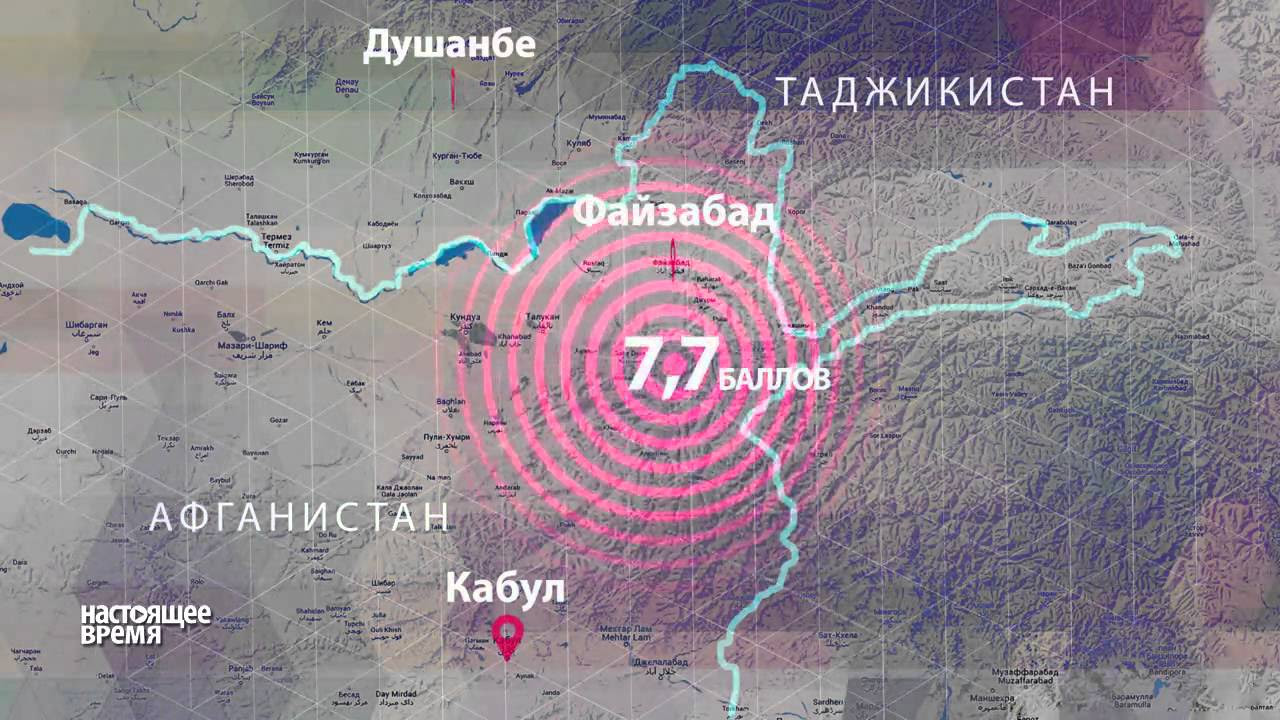 землетрясение в Азии