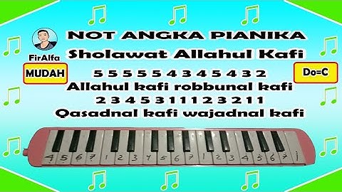 Not Angka Pianika Lagu Allahul Kafi Robbunal Kafi Versi Bebiraira notpianikaallahukahfi - YouTube