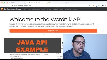 Wordnik API Example | Java Side Project Part 1