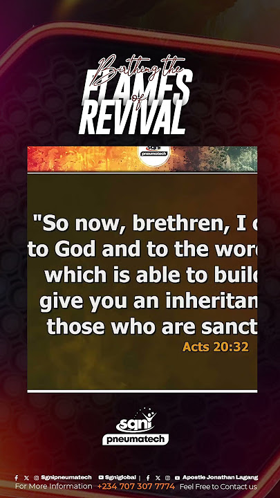 BIRTHING THE FLAMES OF REVIVAL 🔥-APOSTLE JONATHAN LAGANG