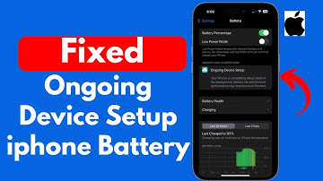 Fix Ongoing Device Setup iPhone Battery iOS 18 Problem