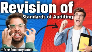 FREE NOTES ||Best Summarised  || Keywords Oriented || Marathon for audit SA || CA Final and Inter