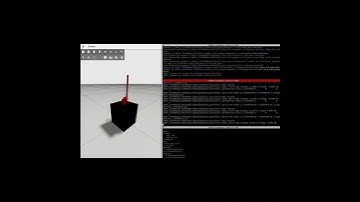 Rotary inverted pendulum Hardware vs Gazebo simulation