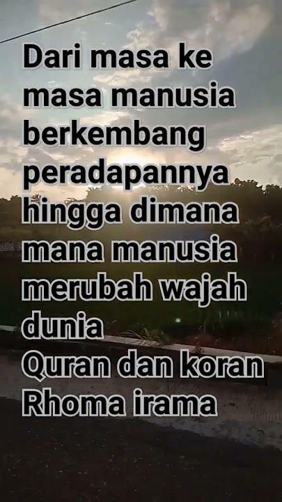 Qur'an dan koran Rhoma irama #rhomairama #musikdangdut @ainurainur1402