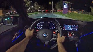 2022 BMW M4 Competition xDrive POV Night Drive (3D Audio)(ASMR)