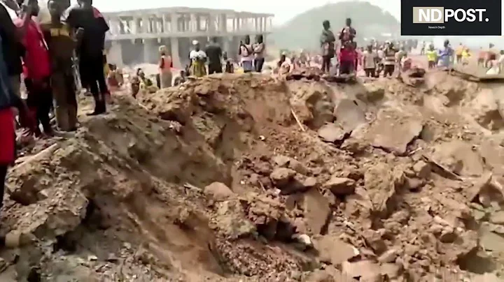 Deadly explosion in Ghana leaves huge crater after a mining truck accident