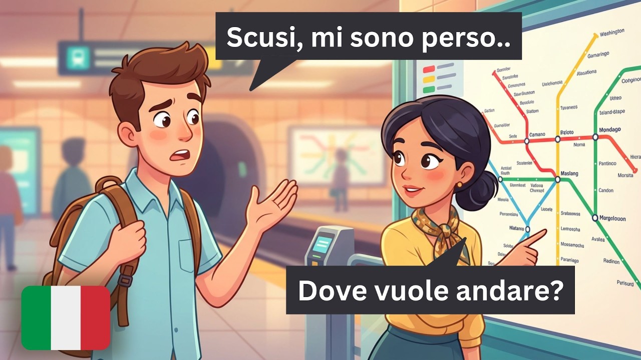 🇮🇹 18 Minutes of Daily Italian Conversations (A1–A2)
