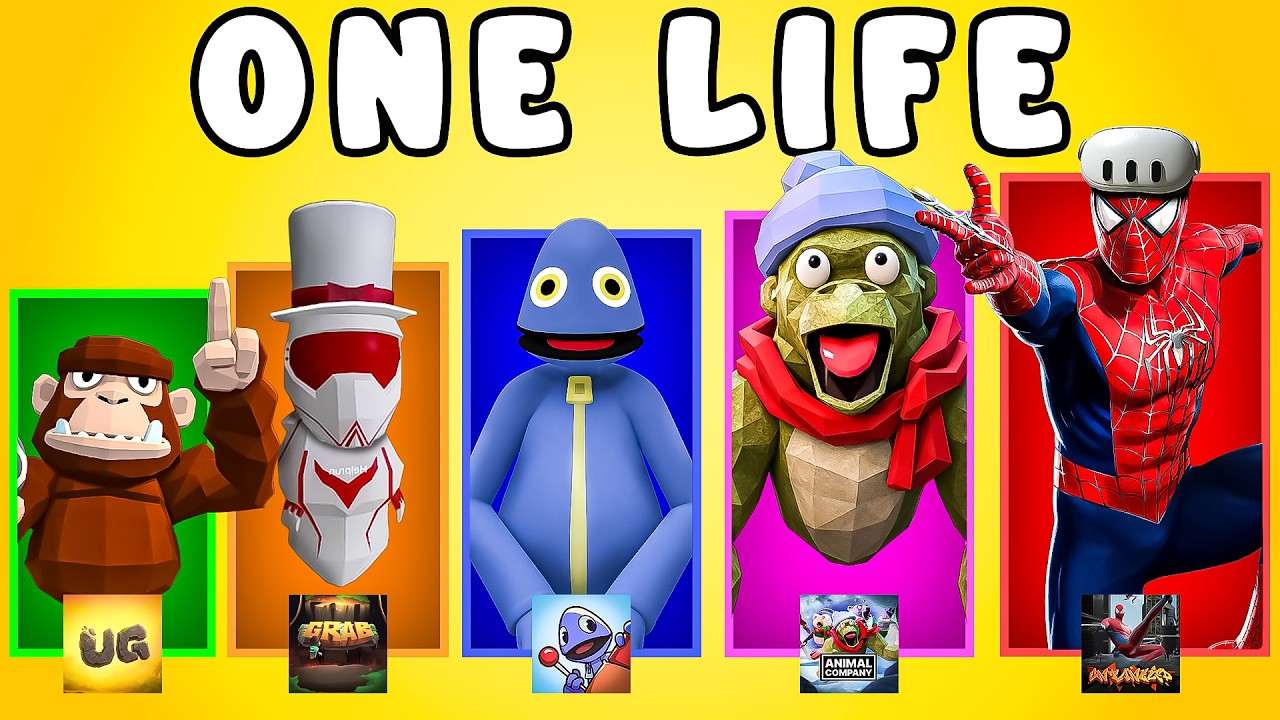 Beating VR Games from Easiest to Hardest, but I have 1 LIFE (2026)