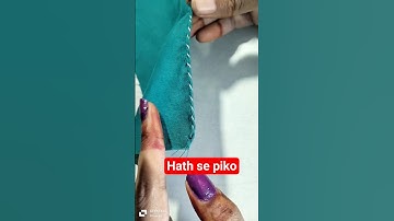 Piko Tricks: piko without machine #sewing hacks