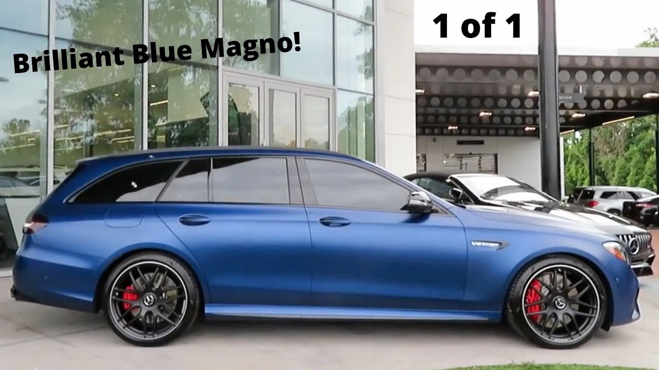 11 Brilliant Blue Magno E63s Wagon (Cinematic) YouTube