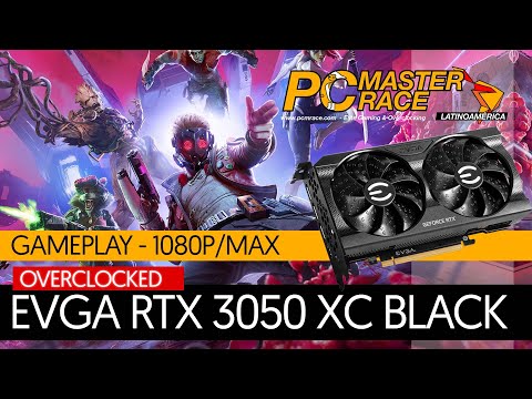 RTX 3050 EVGA XC BLACK [OC] @ Marvel's Guardians of the Galaxy [Chapter 2]